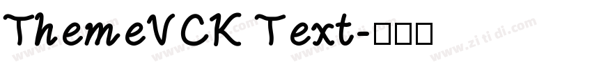 ThemeVCK Text字体转换